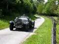 Bentley 6.5 Litre specials on French country road.