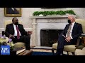 President Biden Meets with Kenyan President Kenyatta In The Oval Office