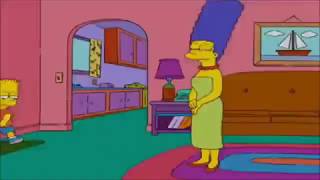 Marge krumping with all the other kids