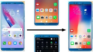 Huawei EMUI Themes : iPhoneX DARK Theme | Honor-9 lite,6X,7X,P20 lite