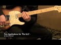 The Lick: Free Lesson, 5 Applications for The Lick - with Evertune Bridge