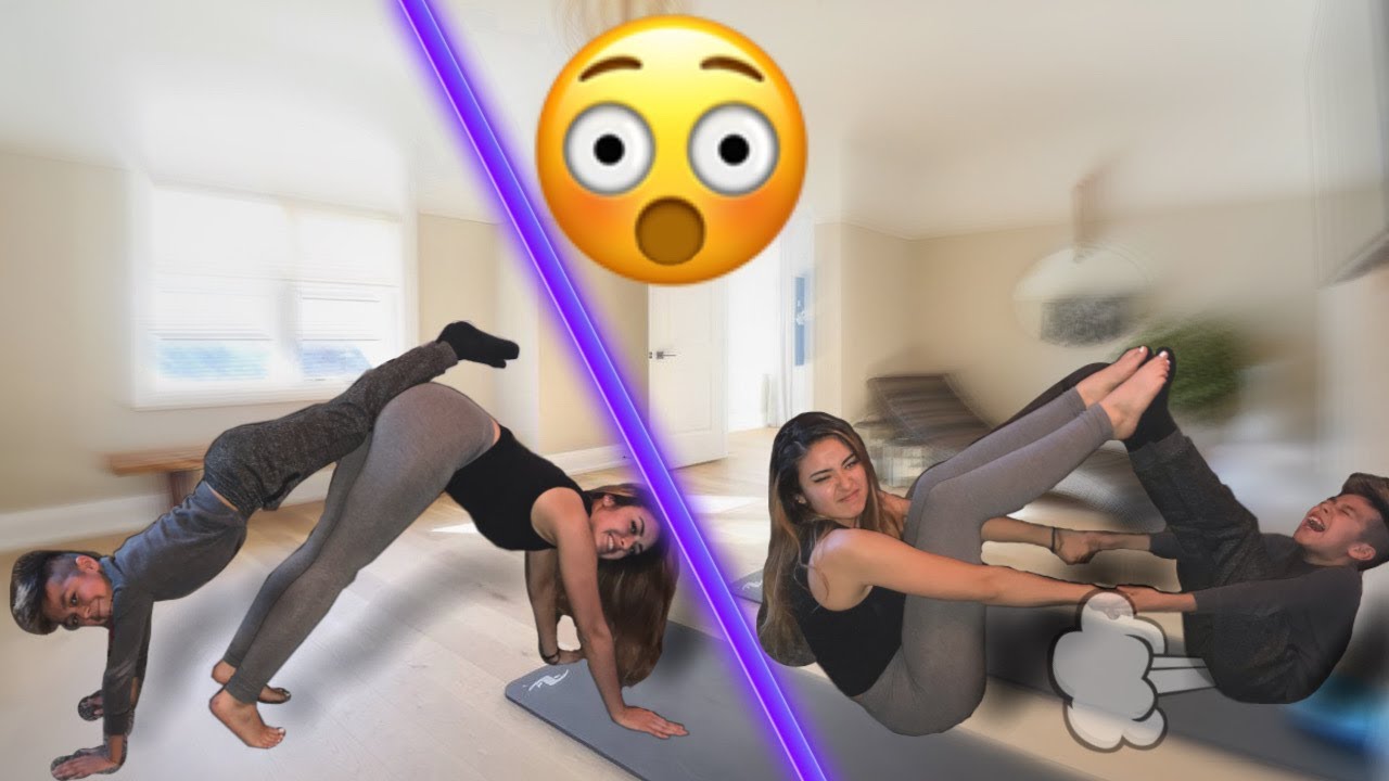 Sister brother yoga