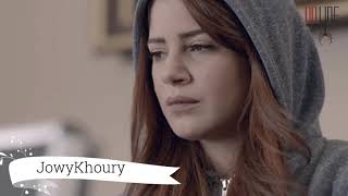 مسلسل علاقات خاصة - جهاد حرق غراض لمار وحرقها معون - جوي خوري