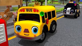 Wheels On The Bus | Cocomelon Nursery Rhymes & Kids Songs | Green Green Bus
