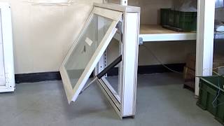 ELA35應用下掀式關閉 10mm強化玻璃 窗框尺寸100x80cm / ELA35 Application 10mm Tempered Glass 100x80cm