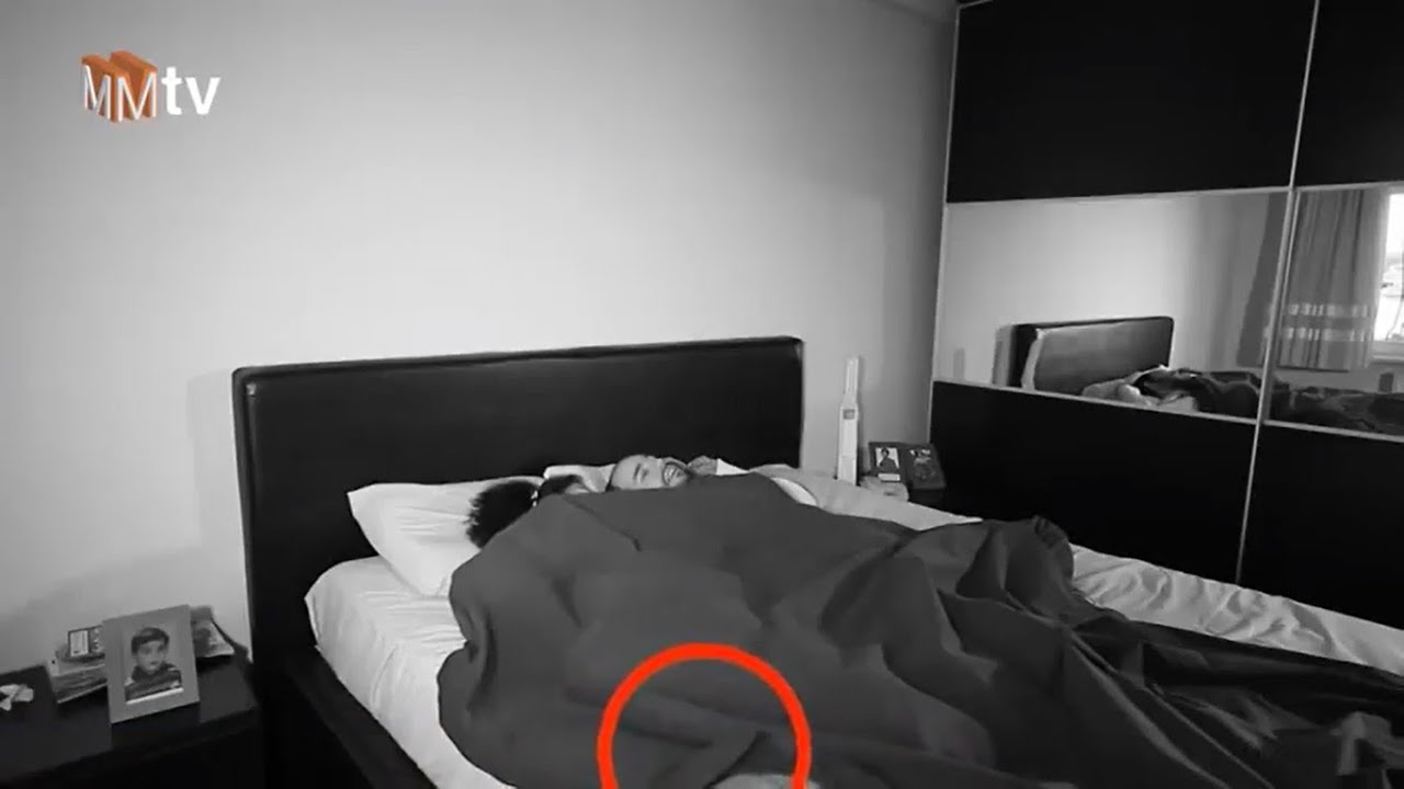 Скрытая камера в спальне парня засняла его секс с красивой подругой