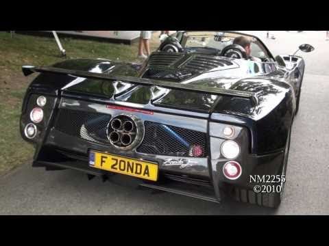 Pagani Zonda F Awesome Sound Revving and Acceleration