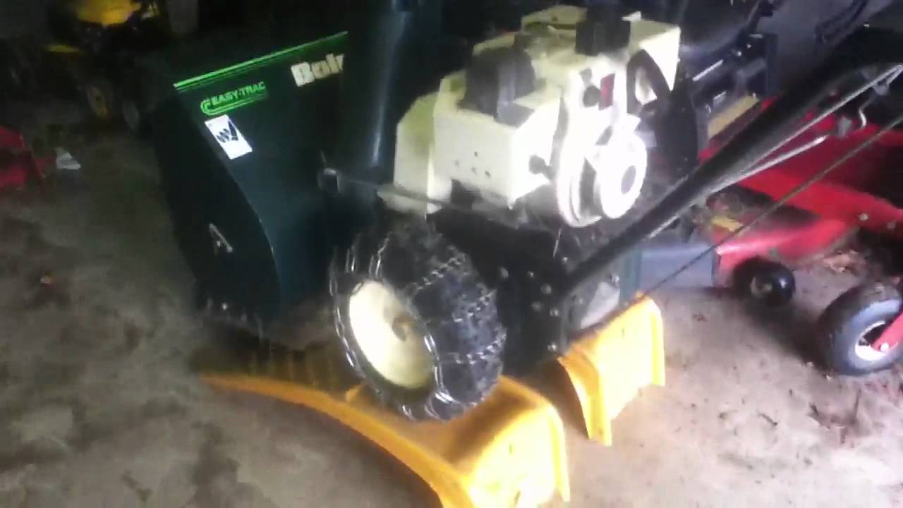 8hp Tecumseh low idle on Bolens 824A - YouTube