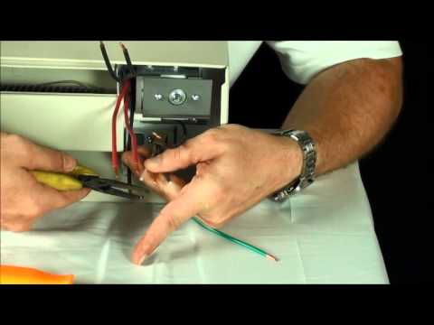 2900 Series Double Pole Thermostat Installation - YouTube