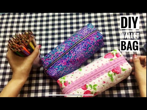 Hướng dẫn may túi ví cơ bản ( túiđựngbút ) How to make basic wallet bags