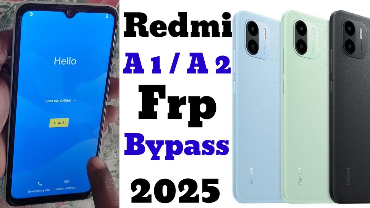 Redmi A1/A2 FRP Bypass 2025 Android 13 | New Trick | Redmi A1/A2 FRP Bypass 2025 Android 13 | New Trick |