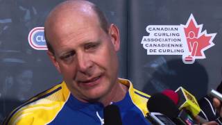 Draw 2 Media Scrum - 2013 Tim Hortons Brier