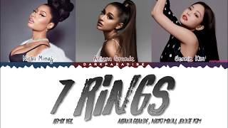 Ariana Grande - 7 rings feat. Nicki Minaj & JENNIE (Color Coded Lyrics)