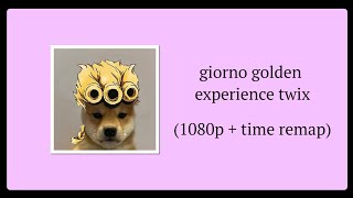 giorno golden experience twixtor