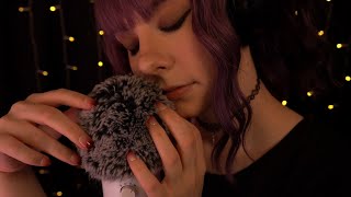 Asmr Cozy Sleepy Whispering You To Sleep - Close Up Ramble, Fluffy Blue Yeti Mic