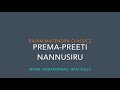 Prema Preeti Nannusiru Cover (Singapoorinalli Raja Kulla)