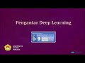 11. Pengantar Deep Learning
