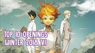 TOP 10: Anime Openings Winter 2019 v.1