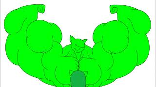 Two Alien Girls Muscle Growth Normal-Motion