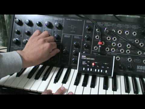 korg monotron vs MS-20 (low pitch tone)