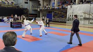Female Kumite -50Kg Sgardelli Ema Cro Vs Perfetto Erminia Ita Guadalajara 2025