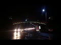 Видео Харьковский Мост влюбленных (Зоологический мост) в иллюминации ночью после дождя
