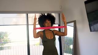 BACK & TRICEP WORKOUT W. INFINITY BANDS | CLEOPATRA’S ARMY