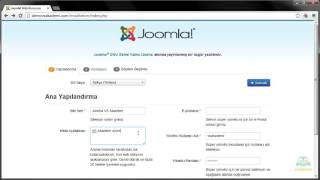 Joomla Dersleri Ana Yapılandıma Ayarları