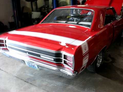 1969 Dodge Dart GT idling in the shop July 18 2008