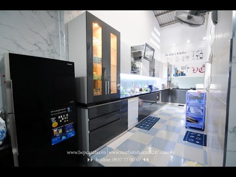 BẾP CẦN THƠ THI CÔNG BẾP NHÀ CHỊ SANG NINH KIỀU TP. CẦN THƠ