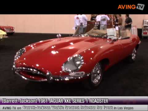 1961 JAGUAR XKE SERIES 1 ROADSTER was auctioned off at the BarrettJackson