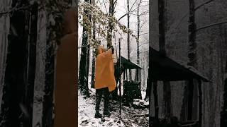 Bushcraft Winter Camping In The Snow