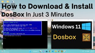 How To Download & Install Dosbox In Windows 11 Setup Dosbox 2023