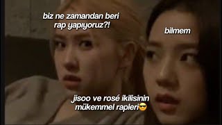 Jisoo ve Rose’nin Rap yaptığı anlar!!çok şekerler🌸🌸🌸🌸