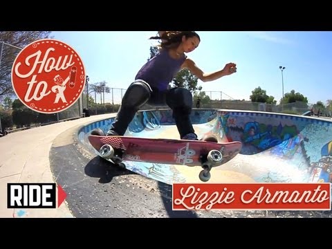 How-To Skateboarding: 5-0 Roll In with Lizzie Armanto