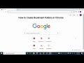 How to Create Bookmark Folders in Google Chrome