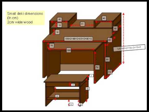 universal keyboards computer desk concept DEKI (tm) hammond type cabinet, ikea style