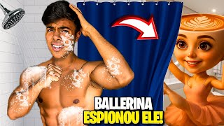 A Bailarina Cappuccina Espionou O Estevão No Banho