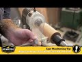 How to Turn a Goblet using Easy Wood Tools (woodturning project)