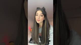 Charli Damelio Lip Syncing To A Song With Her Makeup Done Dollshaunta