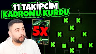 11 Taki̇pçi̇m Kadromu Kurdu Kazanamazsam 5 Epi̇k Si̇leri̇m Efootball Mobile 2026