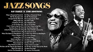 Jazz Songs 50's 60's 70's 🎷Frank Sinatra, Louis Armstrong, Ray Charles, Nat King Cole, Norah Jones