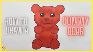 How To Draw A Gummy Bear