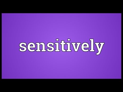 Header of sensitively