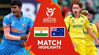 India vs Australia Final Highlights | ICC U19 Mens CWC 2024