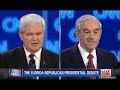 Ron Paul calls out Newt Gingrich CNN Florida Republican Debate 1/26/12