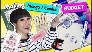 ? How to Make Manga & Comics on a BUDGET ?