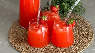 1 Li̇mon Ve Yarim Ki̇lo Çi̇leği̇n Varsa İçeceği̇n Hazirbu Çi̇lekli̇ Li̇monata Favori̇ İçeceği̇ni̇z Olacak