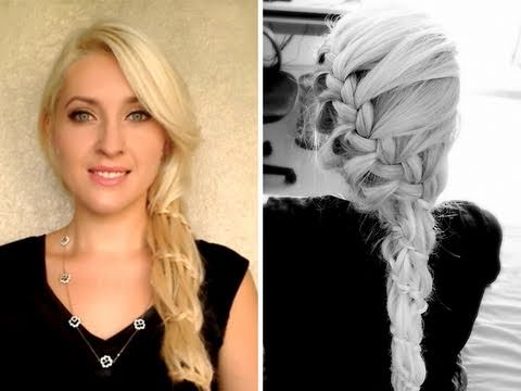 Waterfall braid tutorial Prom wedding hairstyles for long hair yourself