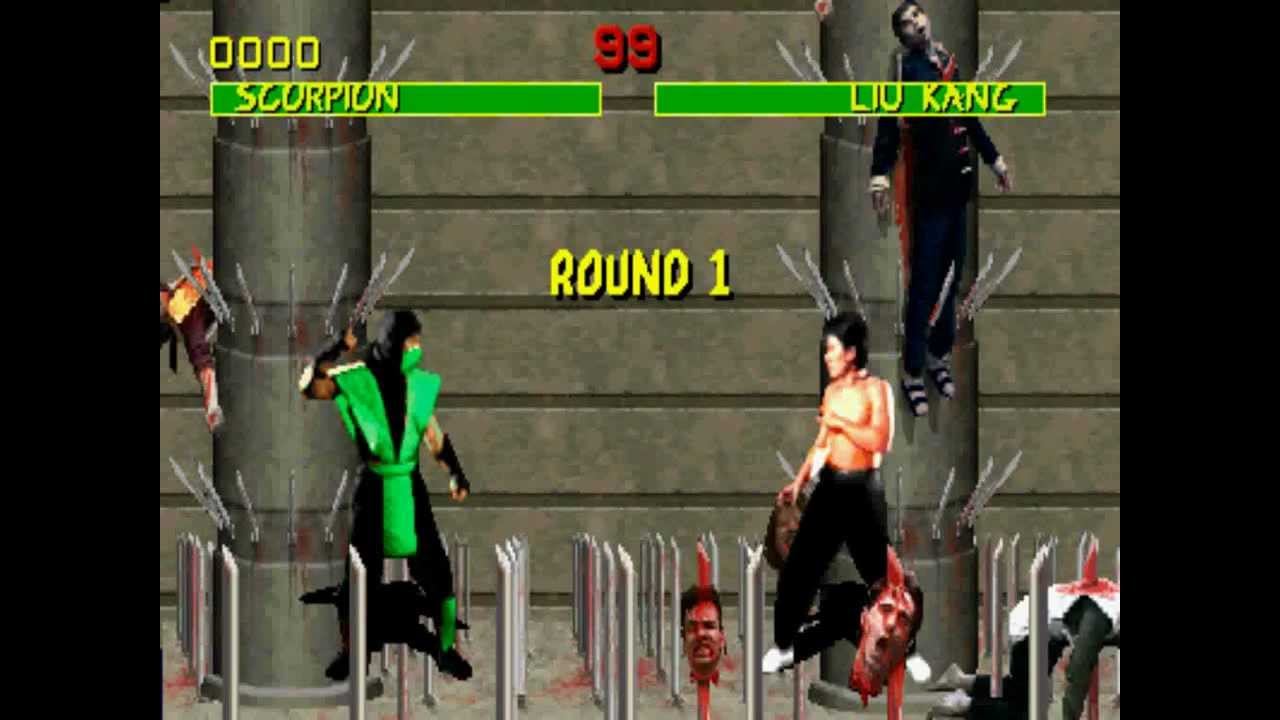 MK1 (MAME): fight as Reptile - YouTube